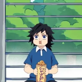 🌟 Giyu Tomioka Demon Slayer むぎゅ Anime, Manga, Personaggio, Giyu Tomioka, Demon Slayer whatsapp sticker