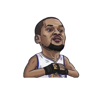 👊 Kevin Durant Pallacanestro, NBA, Golden State Warriors, Sport, Atleta, GSW, Kevin Durant telegram sticker