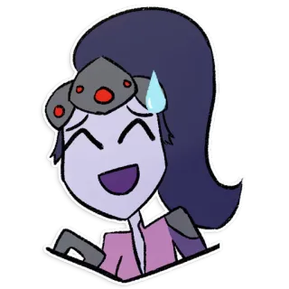 😅 Widowmaker Overwatch widowmaker, overwatch, video game, character, amélie lacroix telegram sticker