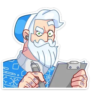 Мистер Мороз (@TgSticker) telegram stickers