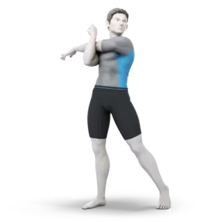 🧘‍♂ oefening, fitness, stretching, man, training, sport telegram sticker