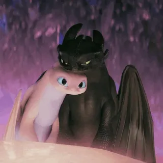 📍 Toothless How to Train Your Dragon Drachen, Animation, süß, Fantasy, Freundschaft telegram sticker