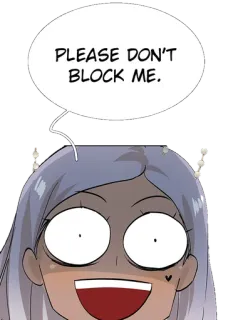 😰 PLEASE DON'T BLOCK ME. błagalny, prośba, anime, manga, kreskówka, błaganie, oczy telegram sticker