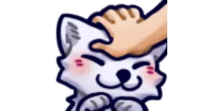 👋 mèo, vuốt ve, dễ thương, động vật telegram sticker