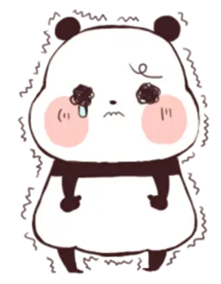 😢 verdrietig, schattig, huilen, kawaii, emoji telegram sticker