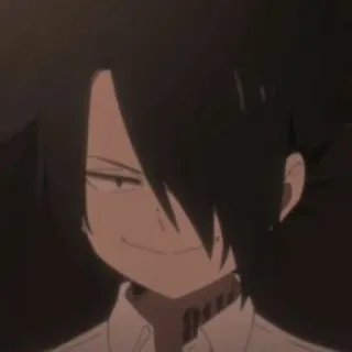 😏 Ray The Promised Neverland Anime, Karakter, Manga, The Promised Neverland, Ray whatsapp sticker