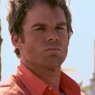 😠 Dexter Morgan Dexter asesino en serie, crimen, drama, serie de TV telegram sticker