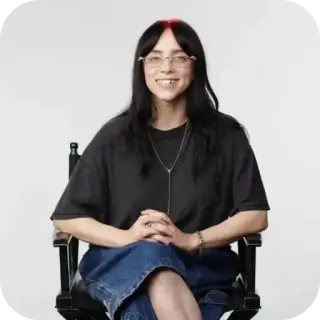 😁 Billie Eilish telegram sticker