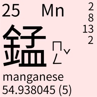 🇹🇼 manganese Wissenschaft, Chemie, Element, Mangan telegram sticker
