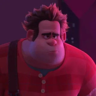 🥨 Wreck-It Ralph animado, disney, personagem, ralph, detona ralph whatsapp sticker