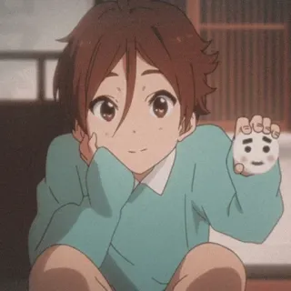 ➖ anime, boy, cute, child, manju, happy, smile telegram sticker