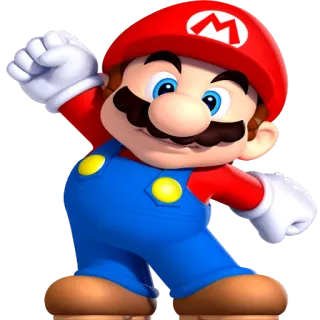 🤛 Mario Mario, Super Mario, Nintendo, Video game, Desenho animado, Personagem telegram sticker