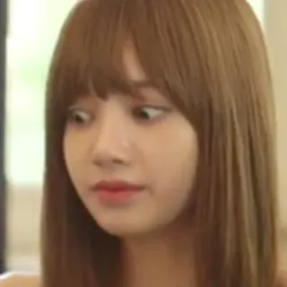 😶 Lisa kpop, lisa, blackpink, grappig, reactie, beroemdheid whatsapp sticker
