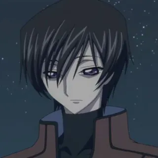 🥀 Lelouch Lamperouge Code Geass Anime, Personaggio, Lelouch, Code Geass whatsapp sticker