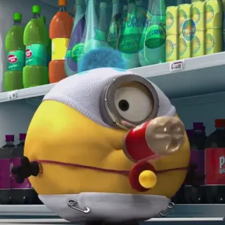 🍌 Minion Despicable Me Minion, Despicable Me, Kartun, Karakter, Stiker telegram sticker