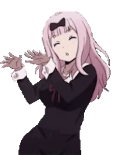 💃 Chika Fujiwara Kaguya-sama: Love Is War Anime, Chika Fujiwara, Kaguya-sama, Ballo, Felice, Carino telegram sticker