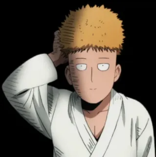 😅 Tank-Top Master One-Punch Man Anime, One-Punch Man, Arti marziali, Eroe, Tank Top Master telegram sticker