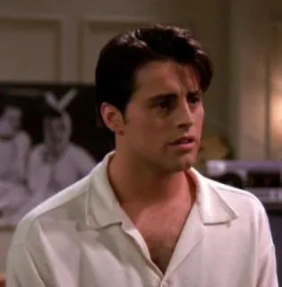🥪 Joey Tribbiani Friends télé, sitcom, acteur, homme, joey telegram sticker