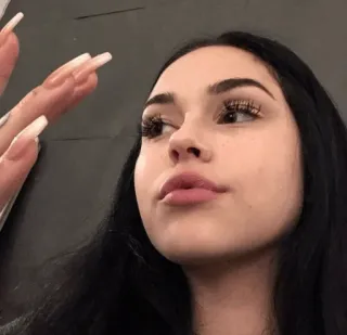 ☁️ femme, personne, portrait, selfie, jeune adulte, beauté telegram sticker