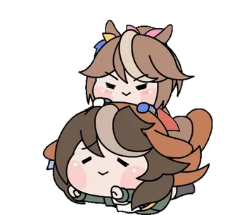 ☺️ cute, chibi, anime, illustration whatsapp sticker