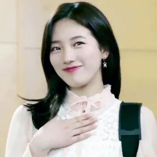 😇 женщина, человек, портрет, улыбка, азиатка, девушка, студентка telegram sticker