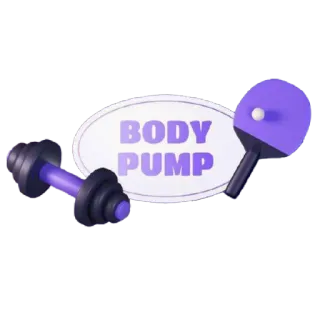 🧸 BODY PUMP ฟิตเนส, เพาะกาย, ออกกำลังกาย, ออกกำลังกาย, ดัมเบล, ปิงปอง, กีฬา, ยิม telegram sticker