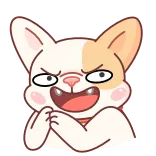 😈 gato, lindo, pegatina, dibujo animado, animal whatsapp sticker