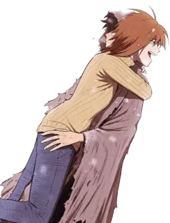 🤗 Abbraccio, Anime, Amicizia, Gioia, Affetto telegram sticker
