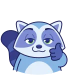 👍 gấu mèo, tán thành, chấp thuận, dễ thương, động vật, tích cực telegram sticker