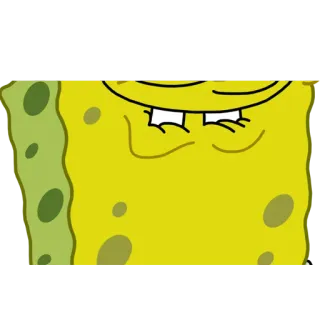 😬 Spongebob Bob Esponja, desenho animado, amarelo, personagem, engraçado whatsapp sticker