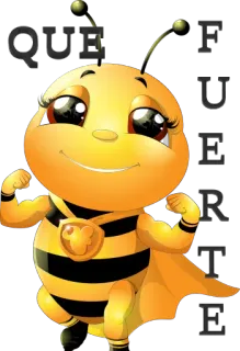 😛 QUE FORTE ape, forte, cartone animato, muscoli, carino whatsapp sticker