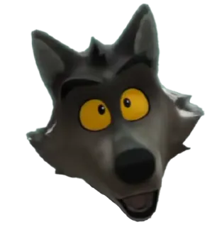 😮 Mr. Wolf The Bad Guys волк, животное, мультфильм, плохие парни, мистер волк, персонаж telegram sticker