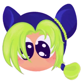 😳 Anime, Cartoni animati, Arte digitale, Fanart, Kawaii telegram sticker