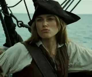 😚 Elizabeth Swann Pirates of the Caribbean pirata, donna, film, capitano, keira knightley telegram sticker