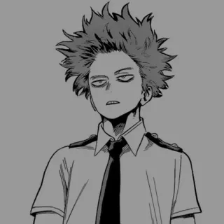 🩹 Hitoshi Shinso My Hero Academia Hitoshi Shinsou, My Hero Academia, Anime, Manga, Fanart, Charakter, Schuluniform telegram sticker