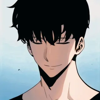 🧬 Sung Jinwoo Solo Leveling anime, manga, solo leveling, sung jinwoo, character, art, animation telegram sticker