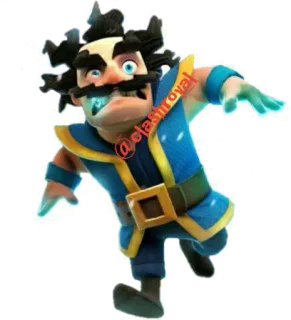 😞 @clashroyal クラッシュ・ロワイヤル, クラッシュ・オブ・クラン, ビデオゲーム, キャラクター telegram sticker