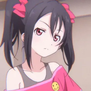 🍥 Yazawa Nico Love Live! Anime, Garota, Desenho animado, Fofo, Japonês, Nico Yazawa, Love Live telegram sticker