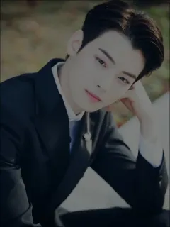 🖤 Cha Eun-woo coreano, ator, cantor, bonito, terno, ídolo, kpop telegram sticker
