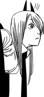 😶 Power Chainsaw Man anime, manga, power, chainsaw man telegram sticker