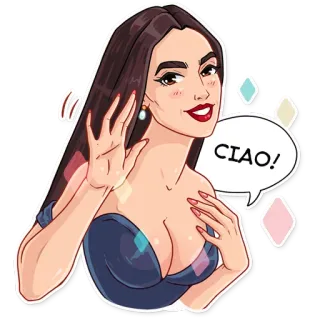 Monica telegram stickers