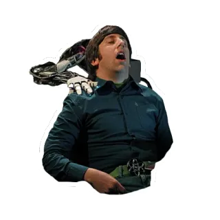 💦 Howard Wolowitz The Big Bang Theory tv show, engineer, character, funny, awkward telegram sticker