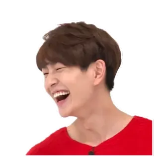 😆 homem, pessoa, sorriso, feliz, rindo telegram sticker