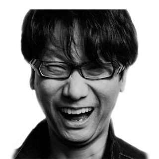 😜 Hideo Kojima desenvolvedor de jogos, Hideo Kojima, japonês, videogames telegram sticker