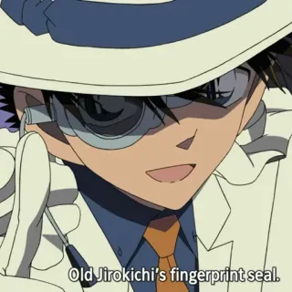 🕊 Old Jirokichi's fingerprint seal. telegram sticker