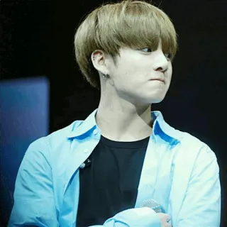 😐 Jungkook K-pop, chanteur, BTS, Jungkook telegram sticker