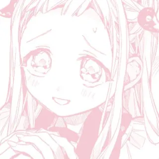 🍒 Nene Yashiro Toilet-bound Hanako-kun Anime, Manga, Nene Yashiro, carino, rosa, Toilet-bound Hanako-kun telegram sticker