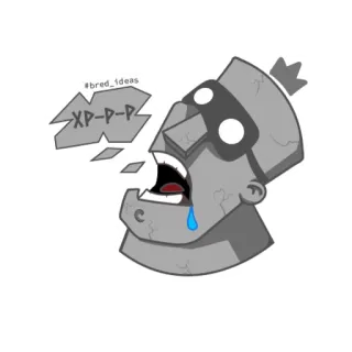 😴 XP-P-P- Cartoon, Gesicht, Emoticon, Gesichtsausdruck, Emoji telegram sticker