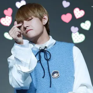 ❤️ 하트, 사랑, 아이돌, 한국, 팝, 음악, 귀여운 telegram sticker