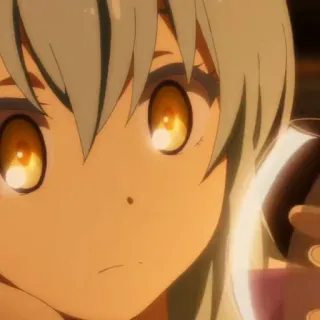 🦕 Anime, Mädchen, Getränk, Porträt, Charakter whatsapp sticker